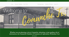 Desktop Screenshot of comanchechamber.org