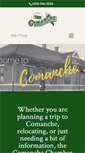 Mobile Screenshot of comanchechamber.org